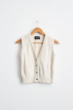 bone cotton vest