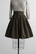 olive mini skirt