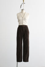 walnut corduroy trousers