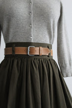 olive mini skirt