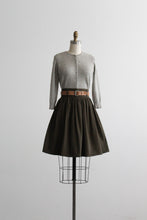 olive mini skirt