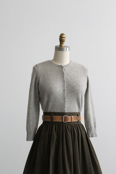 dovewing cashmere cardigan