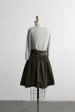 olive mini skirt