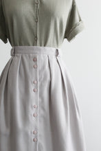 dove gray midi skirt