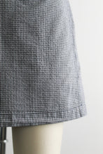 blueberry gingham skort