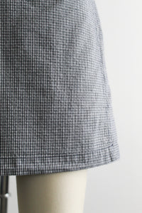 blueberry gingham skort