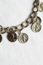 roman coin charm necklace