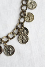 roman coin charm necklace