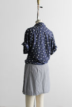 blueberry gingham skort
