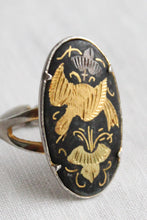 damascene bird ring