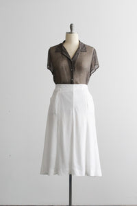 babysbreath linen skirt