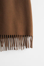 toast wool fringe skirt