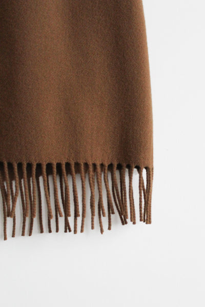 toast wool fringe skirt