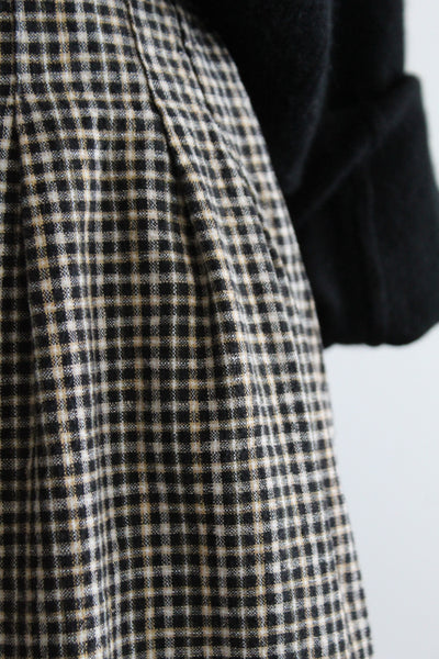 academia linen shorts