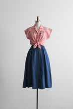 laurel lake denim midi skirt