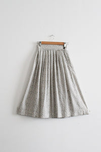 pointillist midi skirt