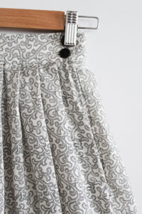 pointillist midi skirt