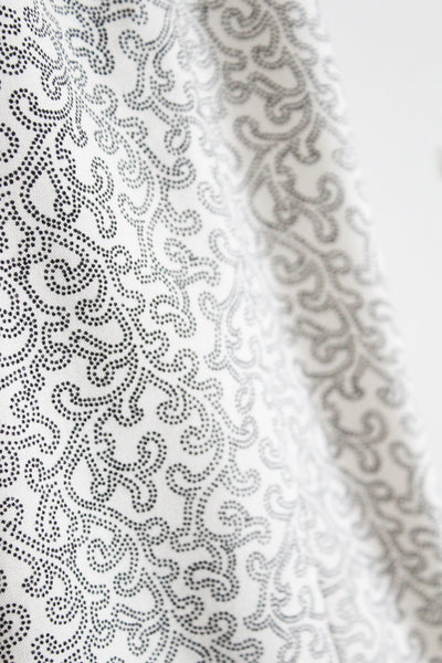 pointillist midi skirt