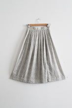 pointillist midi skirt