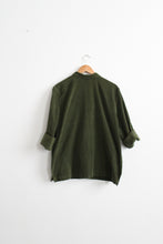 fern corduroy work shirt