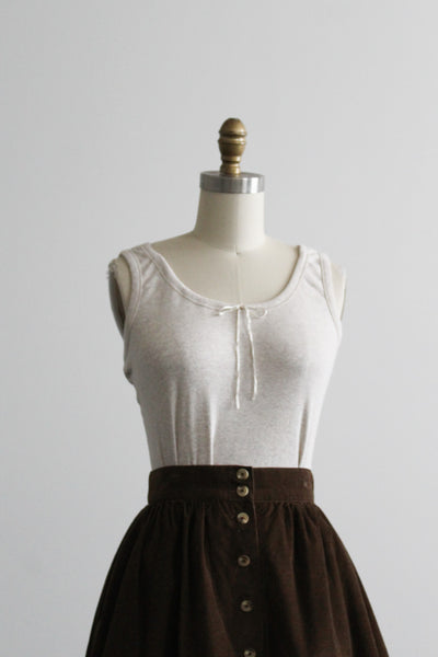 coquette cotton tank