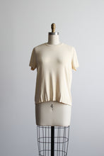 cornsilk knit tee