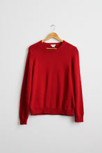 tomato cotton pullover