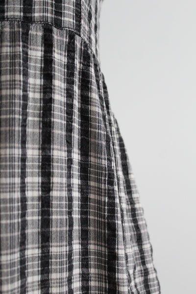 farmers market plaid cotton dress