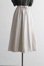 fawn cotton midi skirt