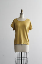 citron silk tee