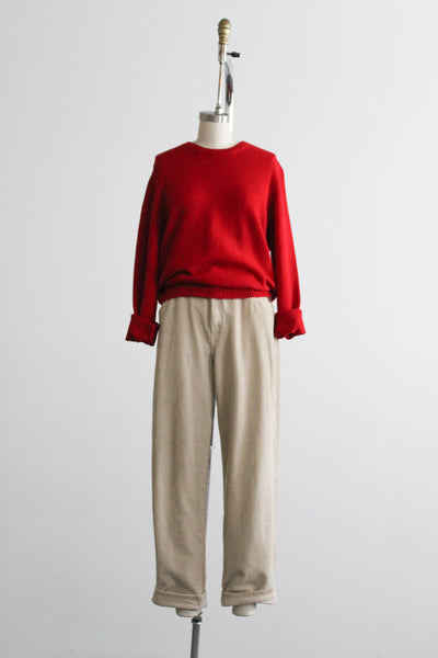 wheaten wide-wale corduroys