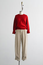 tomato cotton pullover