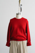 tomato cotton pullover