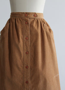 wheaten corduroy skirt