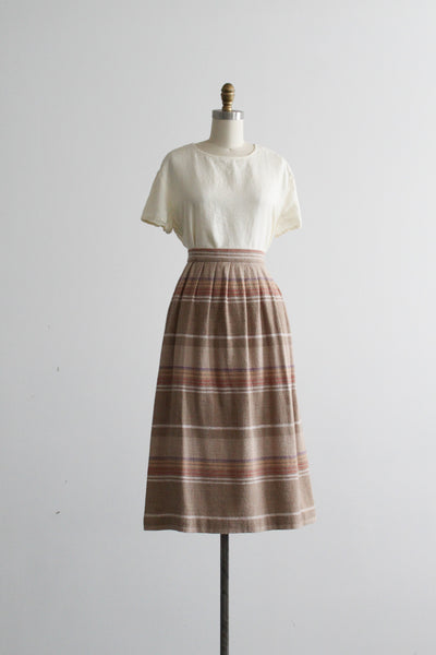 fieldwalk midi skirt