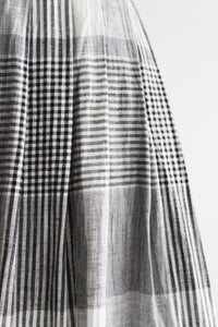 checkmate midi skirt