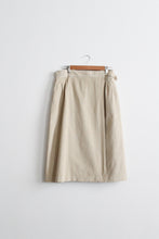 willowbark corduroy wrap skirt