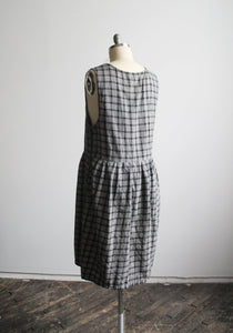 cotton flannel plaid dress