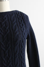 north sea cotton cable knit sweater