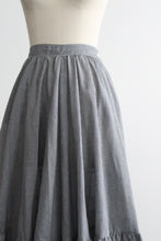 sweetgrass gingham midi skirt