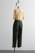 butter yellow silk tee