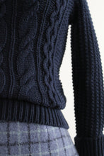 north sea cotton cable knit sweater