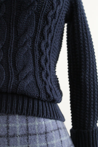 north sea cotton cable knit sweater