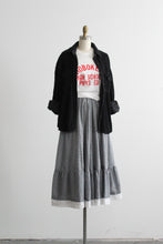 sweetgrass gingham midi skirt