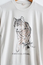 distressed wolf graphic tee