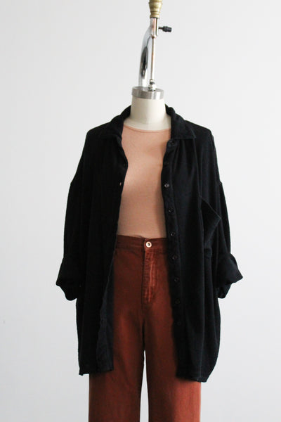 eclipse silk button up