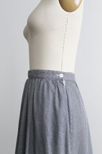 sweetgrass gingham midi skirt