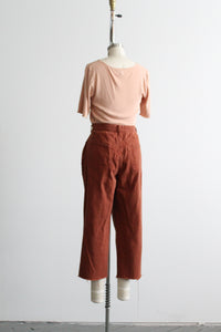 clay cropped trousers