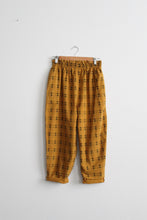 turmeric check trousers