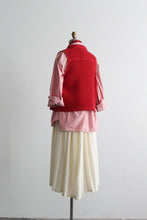 lobster red cotton vest